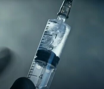 Лечение зависимости от тропикамида в Долгопрудном Шприц с жидкостью